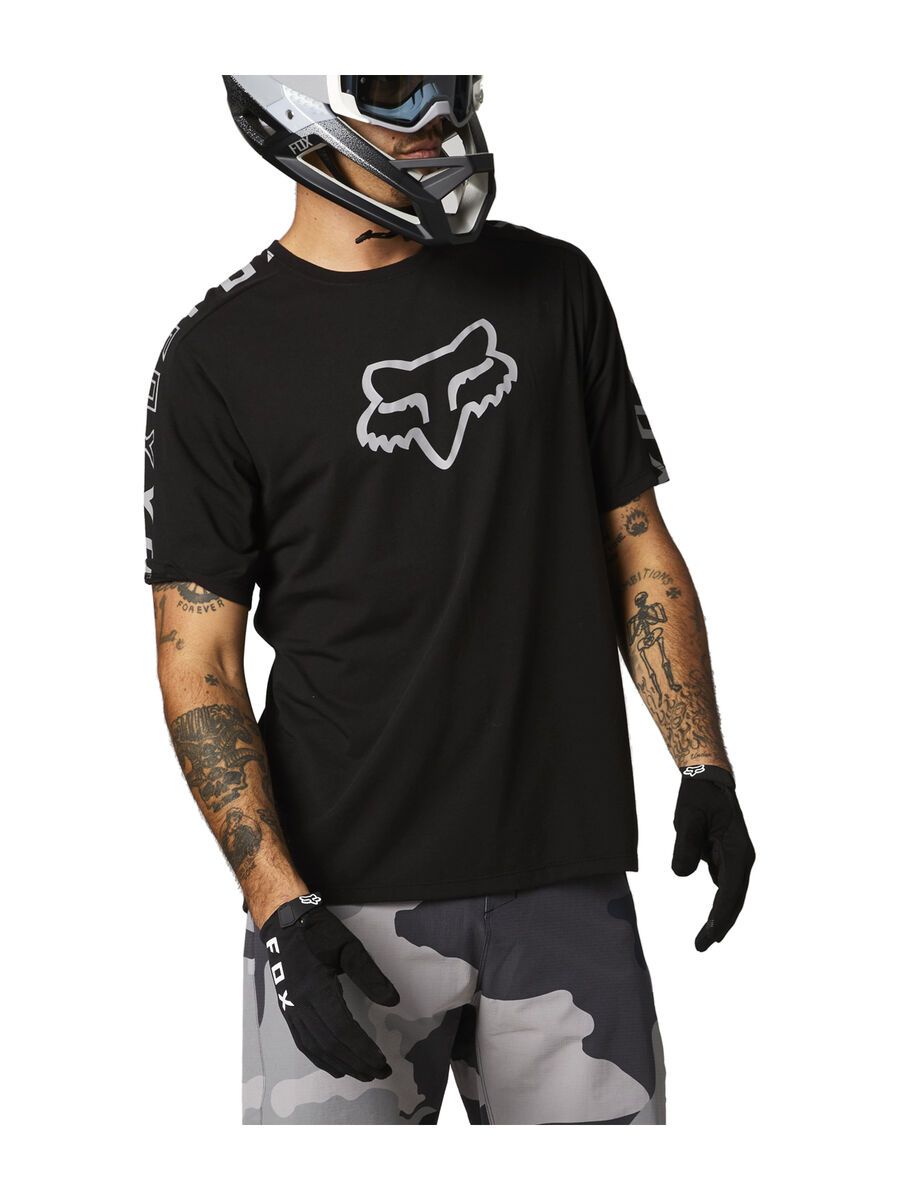 Fox Ranger Drirelease SS Jersey Fox Head uni, black - Bild 1