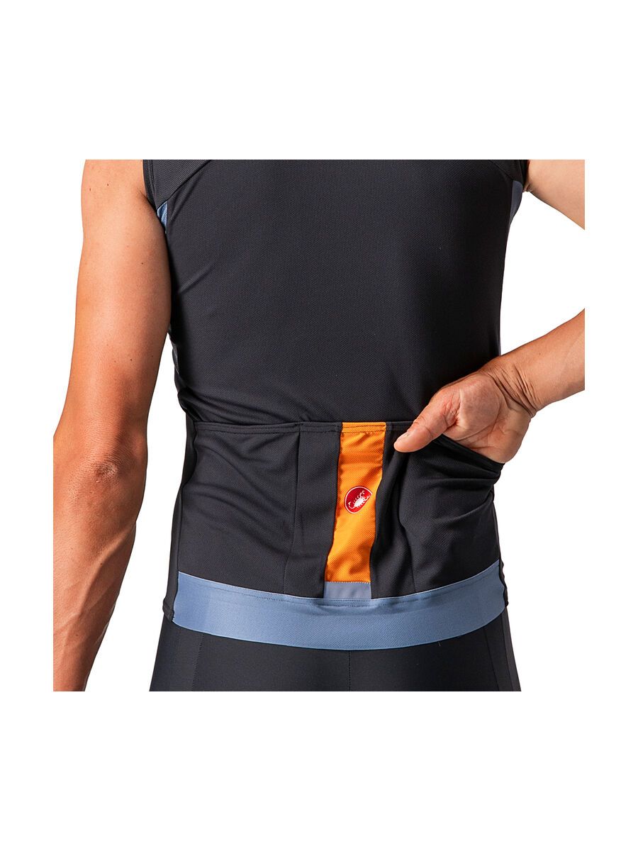 Castelli Entrata VI Sleeveless, light black/light steel blue-p - Bild 3