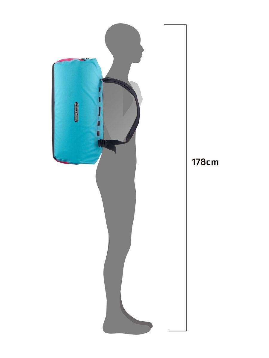 ORTLIEB Duffle Lite Cyber 60 L, blue/pink - Bild 12
