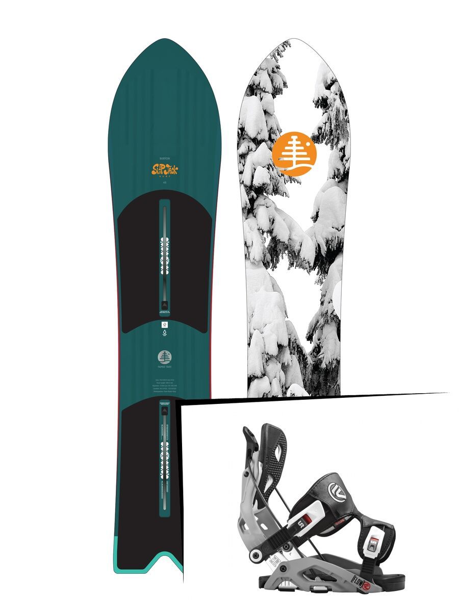 Set: Burton Skipjack Surf 2017 + Flow Fuse (1513142S) - Bild 1