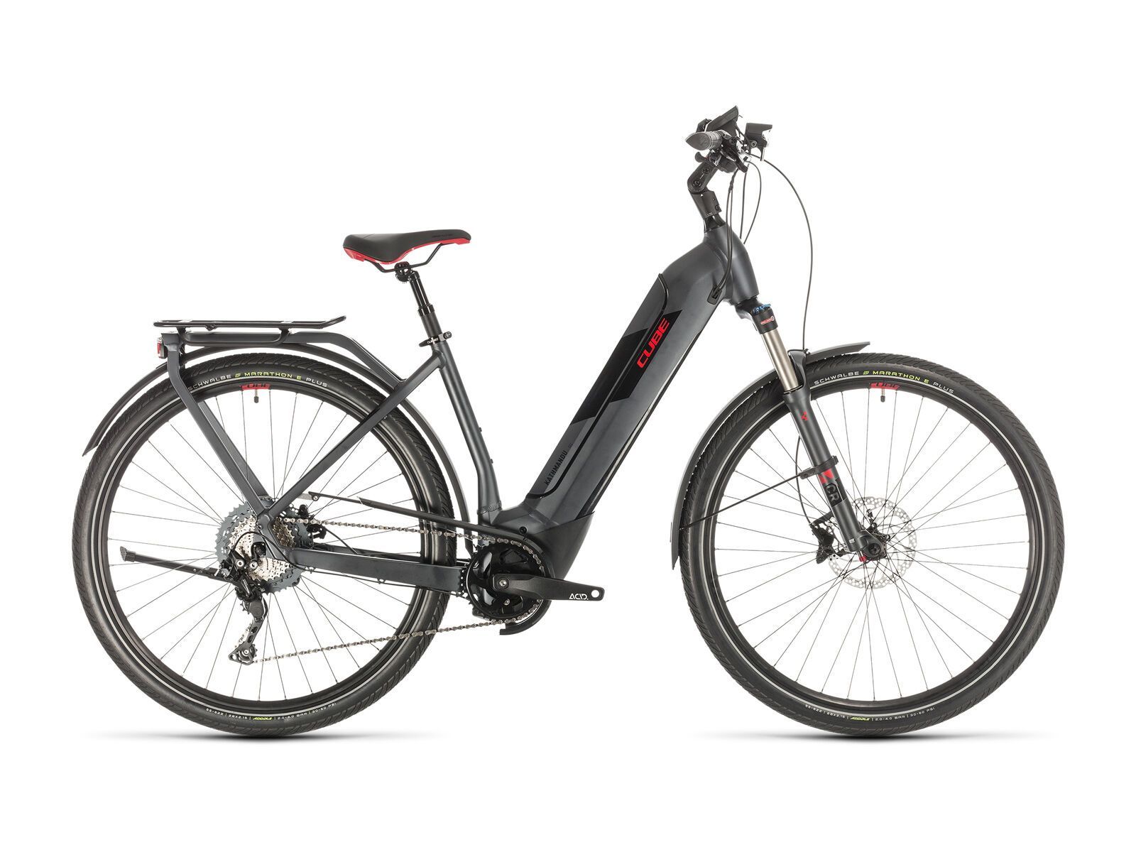 Cube Kathmandu Hybrid EXC 625 Easy Entry, iridium´n´red - Bild 1