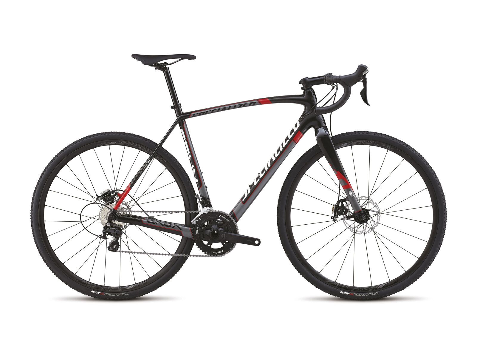 Specialized Crux Elite, Gloss Carbon/Charcoal/Red Keyline - Bild 1