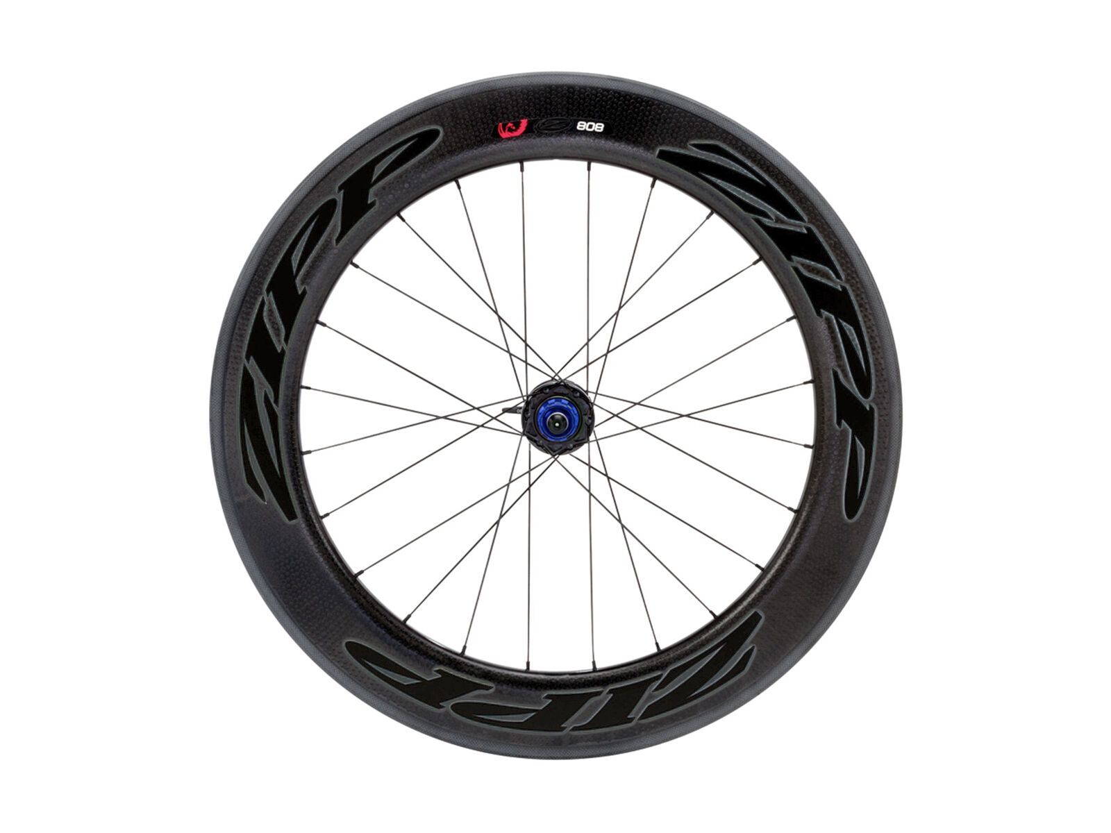 Zipp 808 Firecrest Carbon Clincher, schwarz/mattschwarze Aufkleber - Bild 2