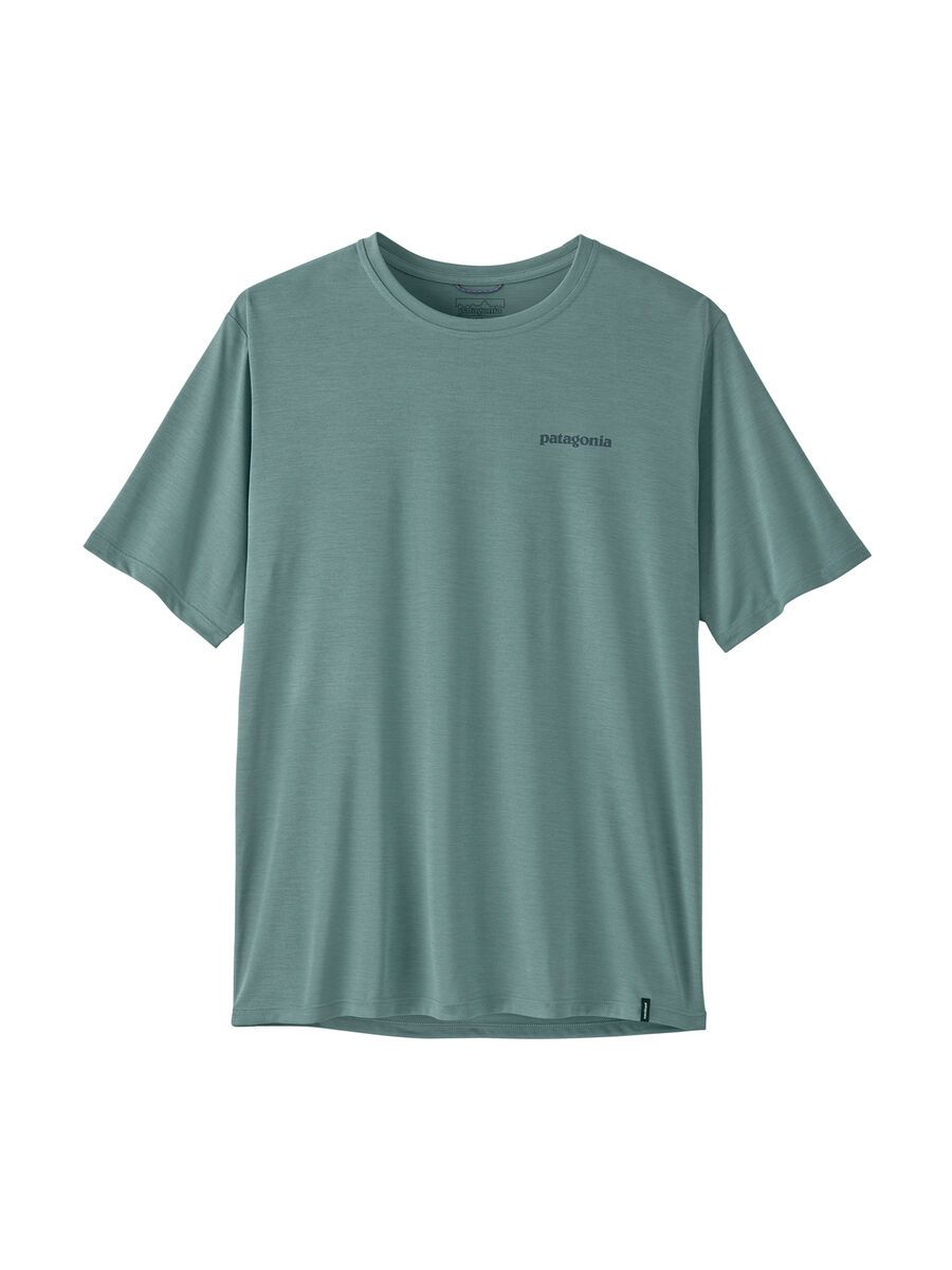 Patagonia Men's Cap Cool Daily Shirt - Boardshort Logo, blue sage/light blue sage x-dye - Bild 1