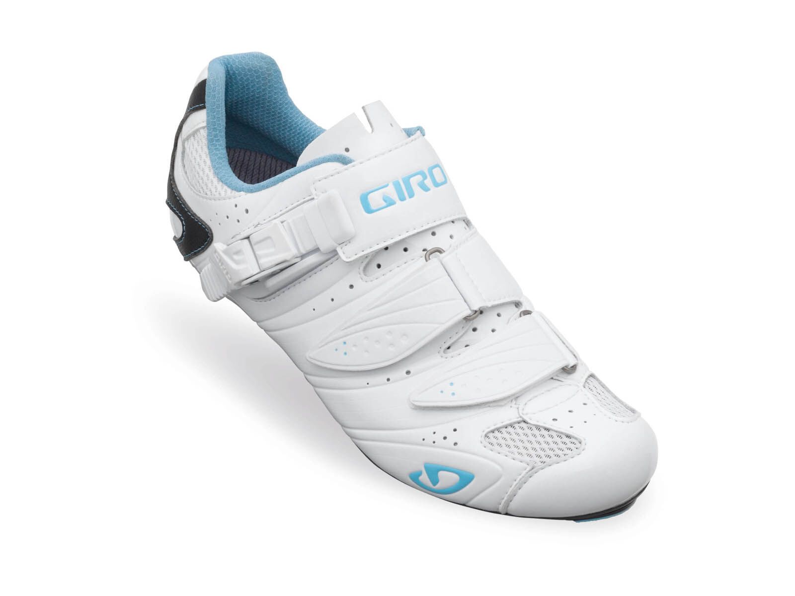 Giro Factress, white/silver/milky blue - Bild 1