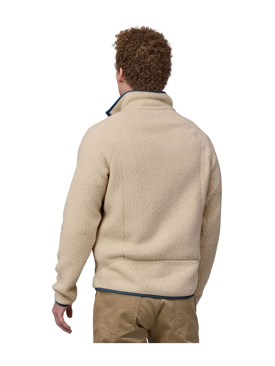 Patagonia Men's Retro Pile Jacket, dark natural w/utility blue - Bild 3