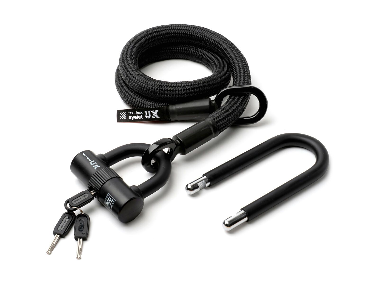 Tex-Lock Eyelet UX-Lock 100 cm, onyx black - Bild 1