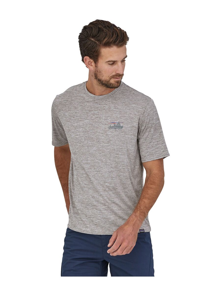 Patagonia Men's Capilene Cool Daily Graphic Shirt, '73 skyline: feather grey - Bild 3