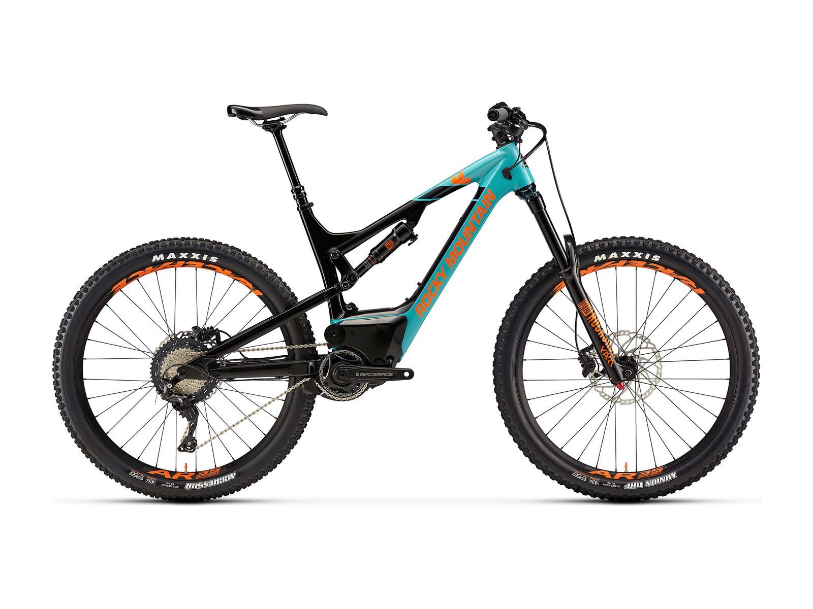 Rocky Mountain Altitude Powerplay Carbon 50, billy ocean/black in black/fox racing orange - Bild 1