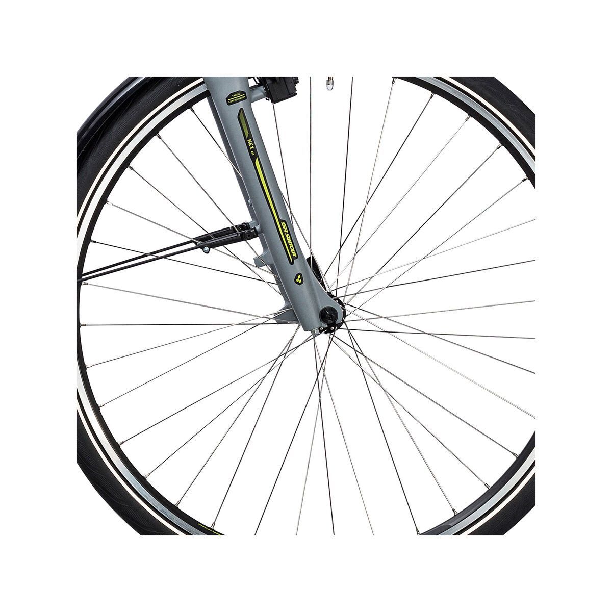 Cube Delhi Hybrid 500, grey´n´lime - Bild 2