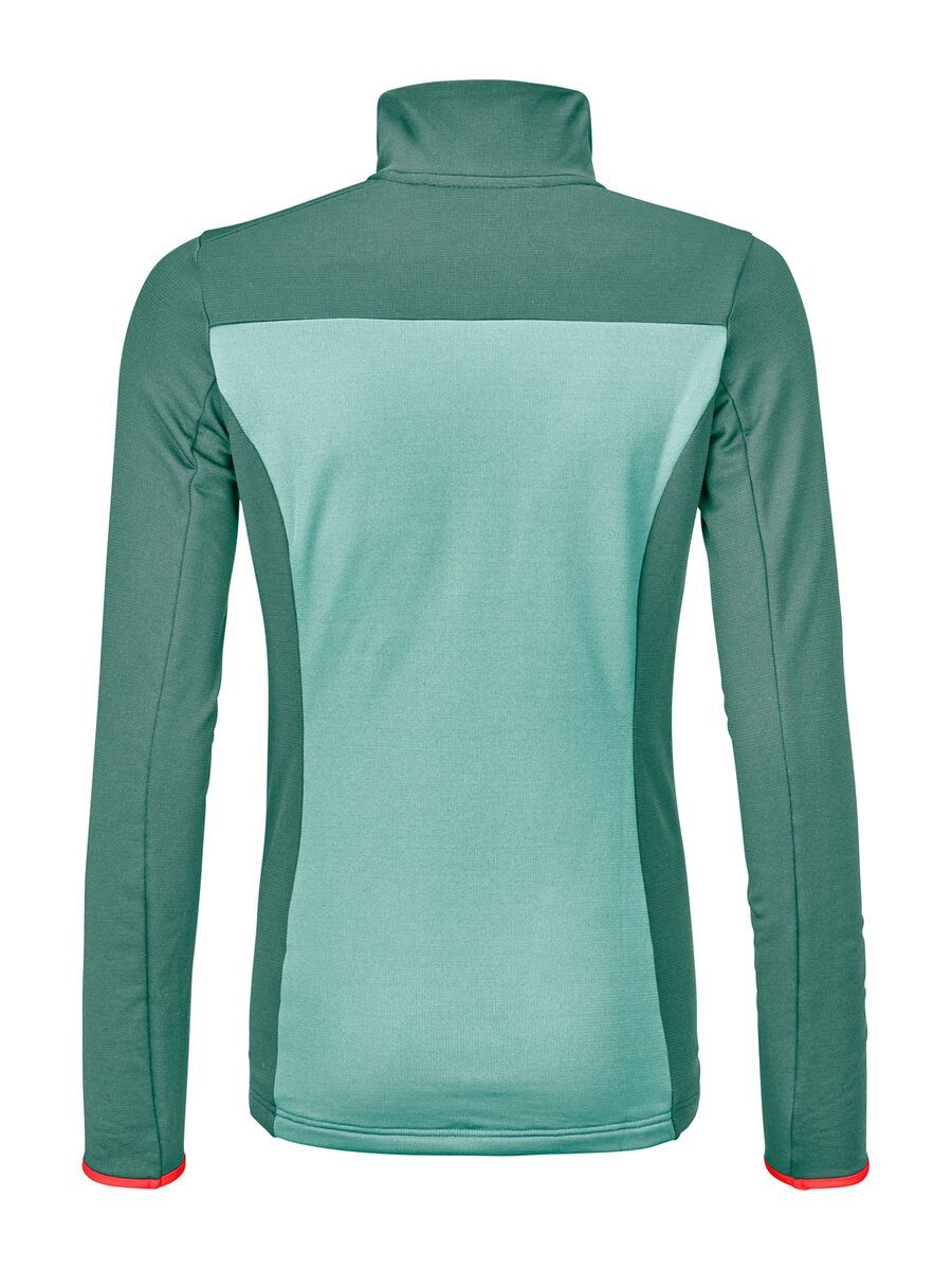 Ortovox Merino Fleece Light Zip Neck W, arctic grey - Bild 2