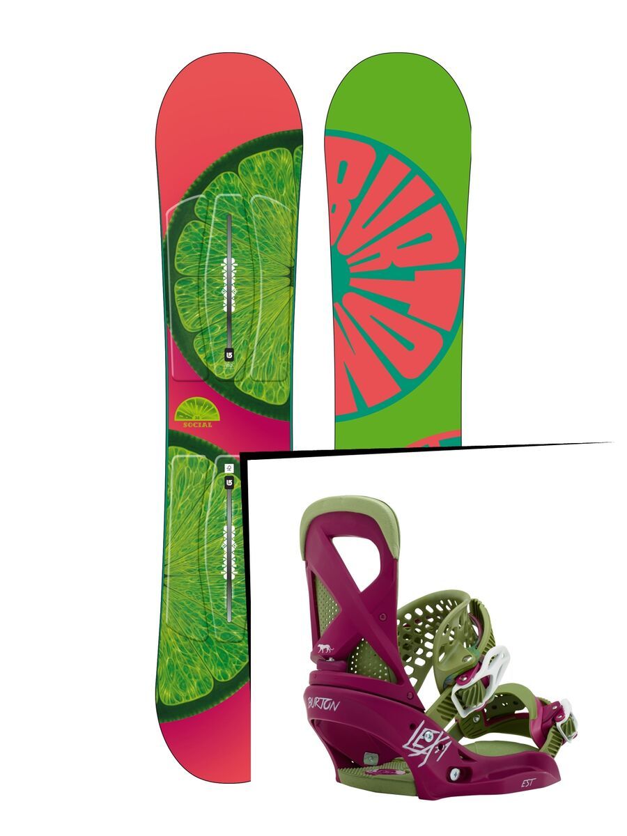 Burton Set: Social 2016 + Burton Lexa EST - Bild 1