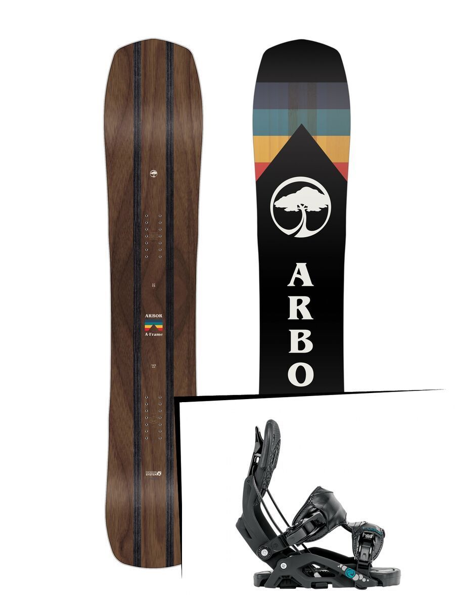 Set: Arbor A-Frame 2019 + Flow Juno black - Bild 1
