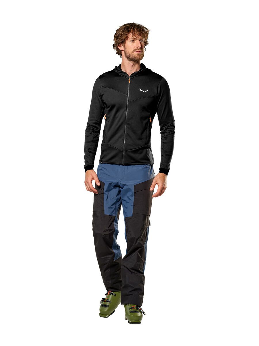 Salewa Sella Crevasse Kapuzenjacke Herren, black out - Bild 5