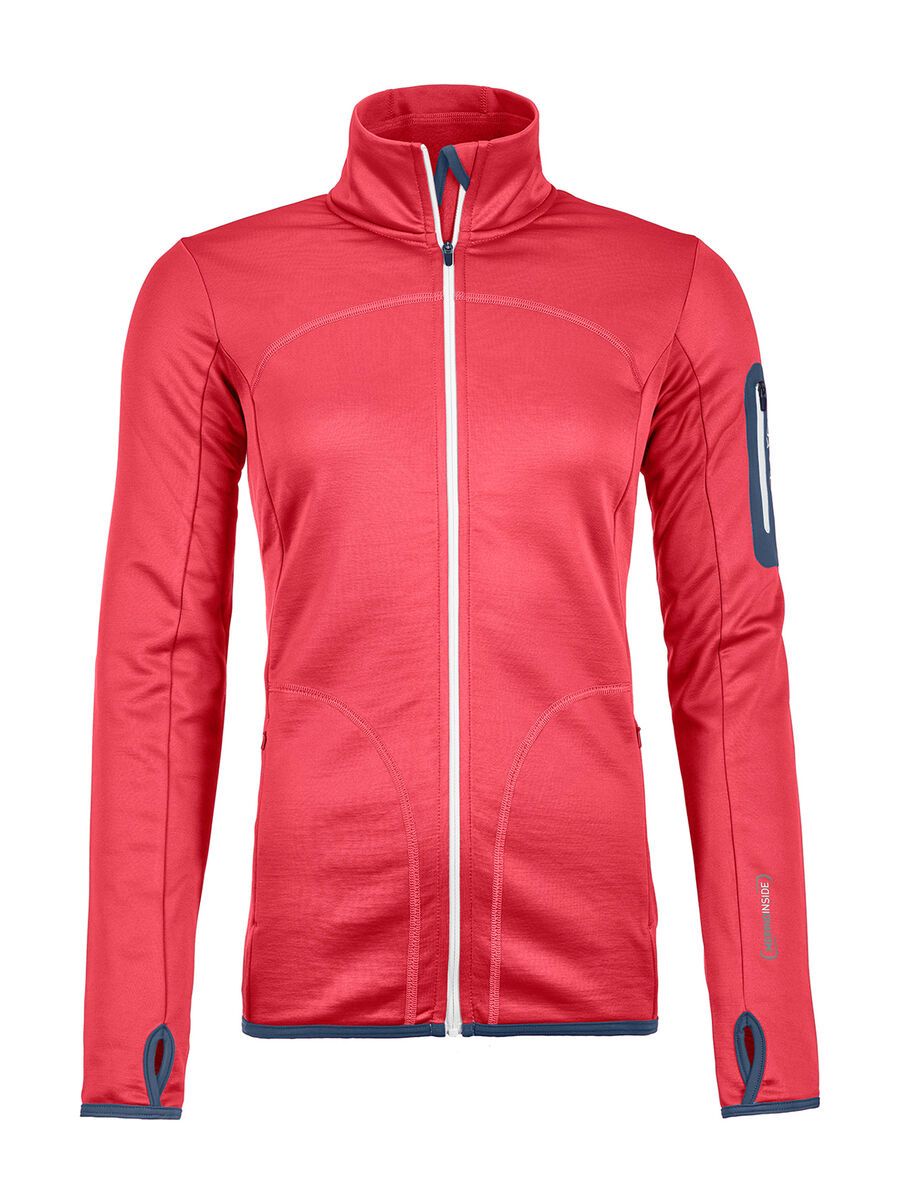 Ortovox Merino Fleece Jacket W, hot coral - Bild 1