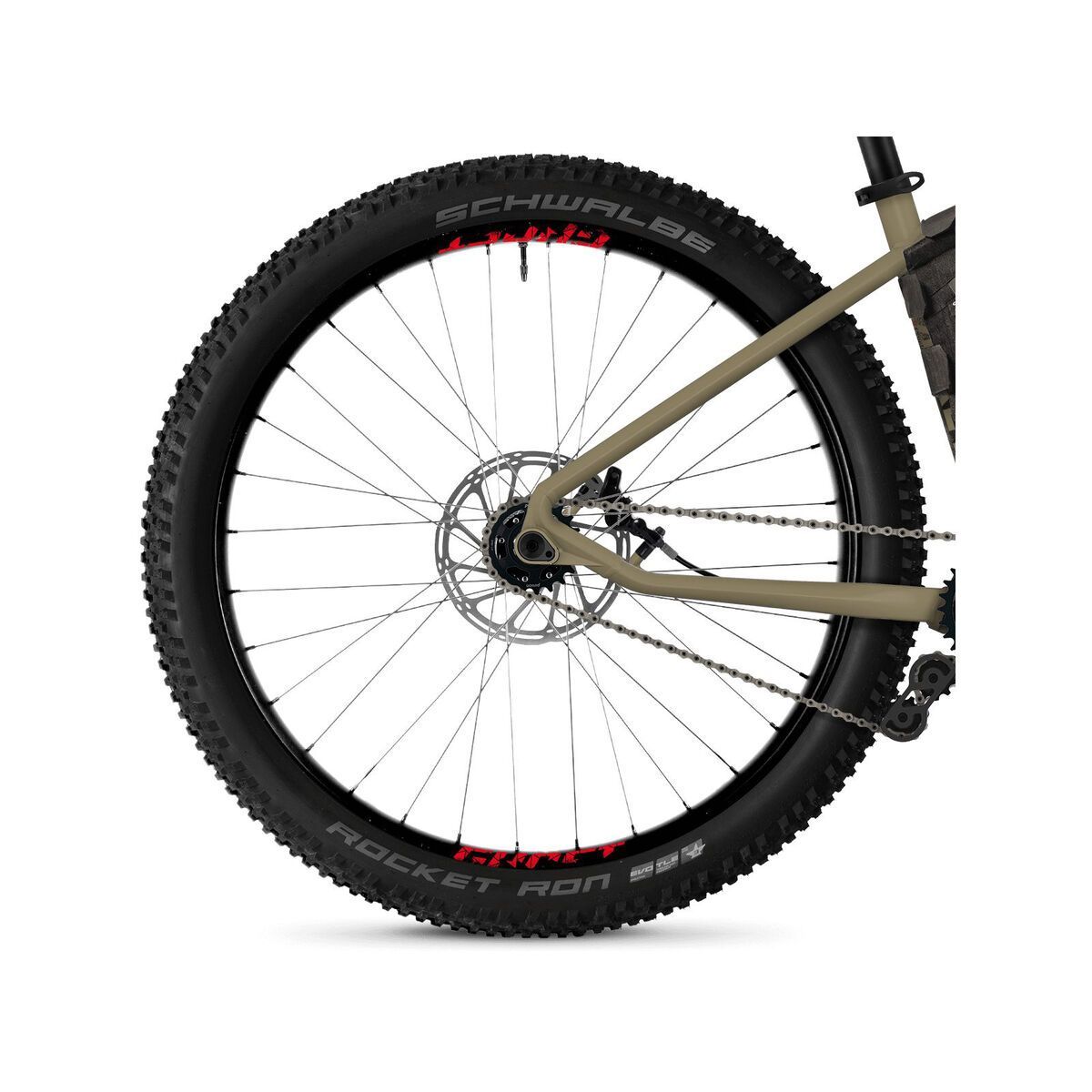 Ghost Roket X 8.7+ AL, tan/night black/riot red - Bild 4