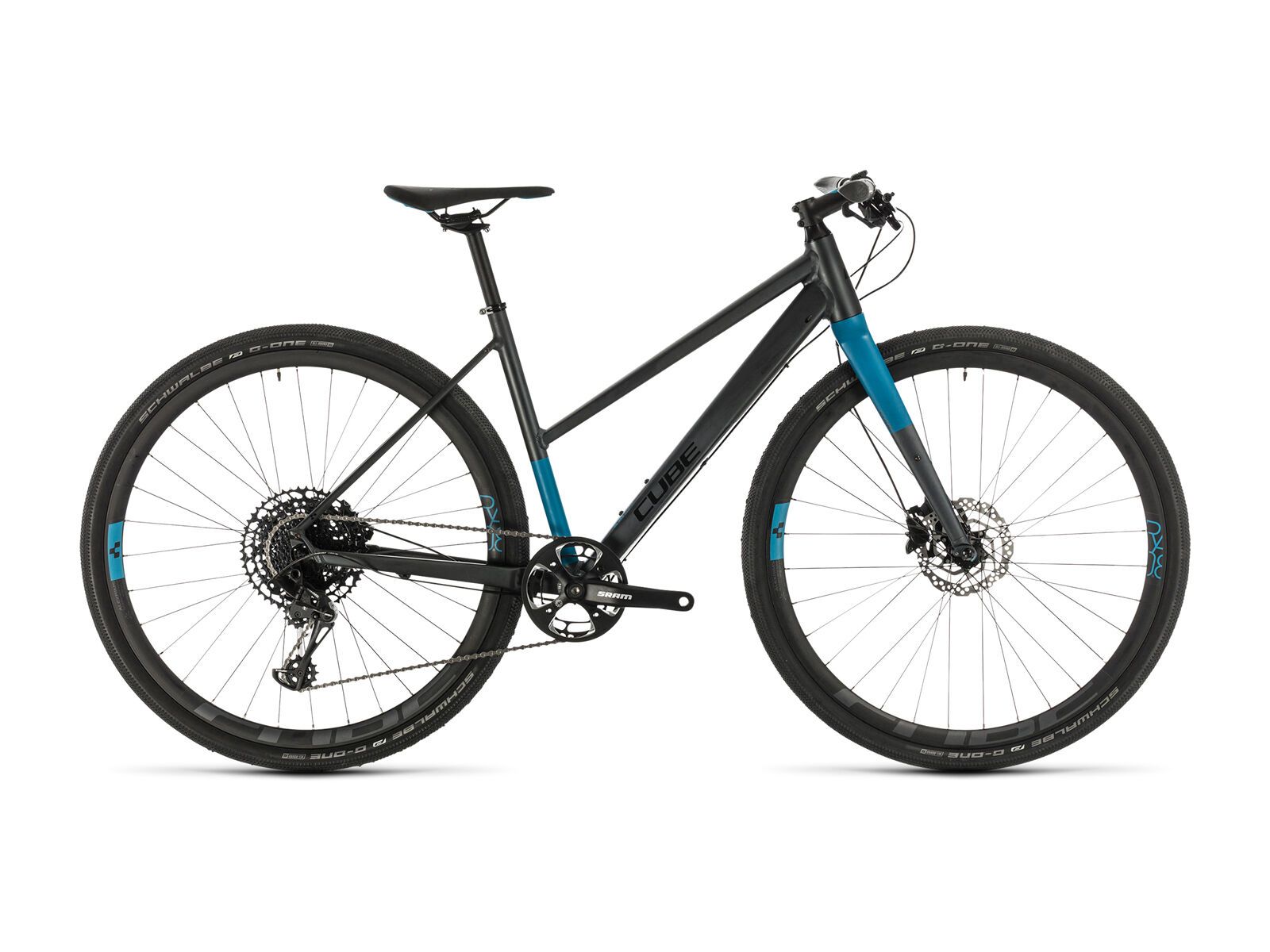 Cube SL Road Pro Trapeze, iridium´n´blue - Bild 1