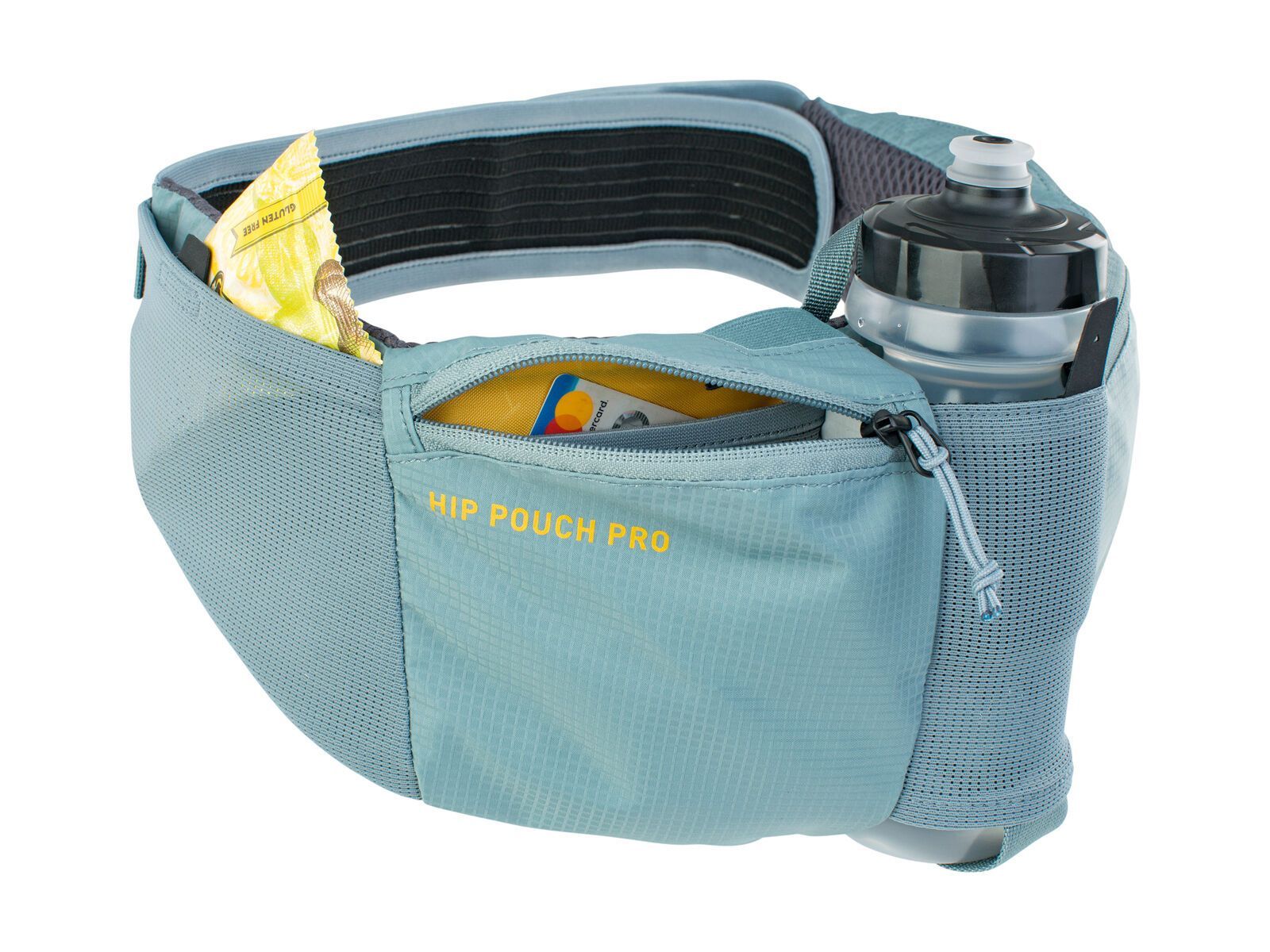 Evoc Hip Pouch Pro inkl. 550 ml Trinkflasche, steel - Bild 3