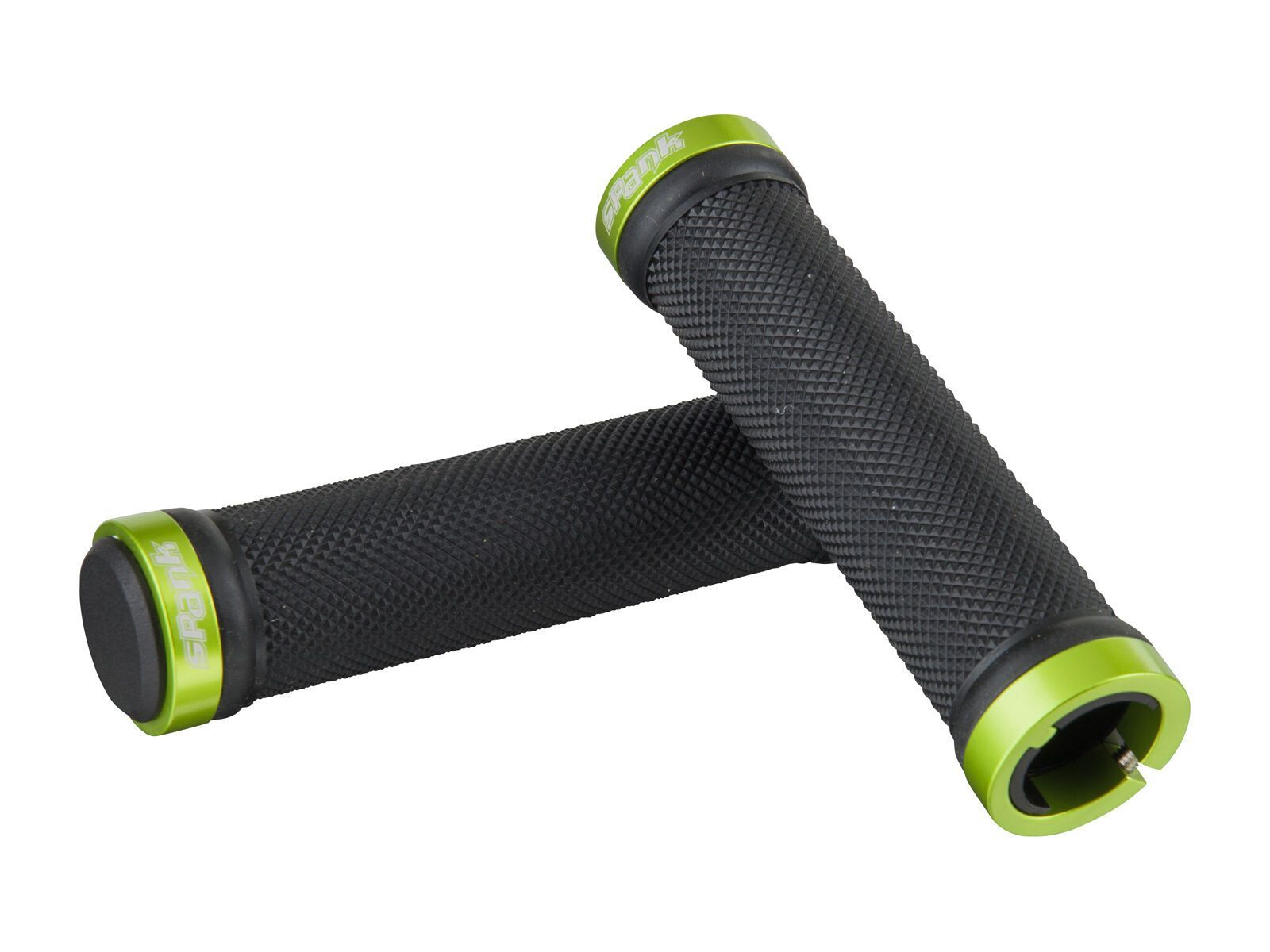 Spank Spoon Grips, black/emerald green - Bild 1
