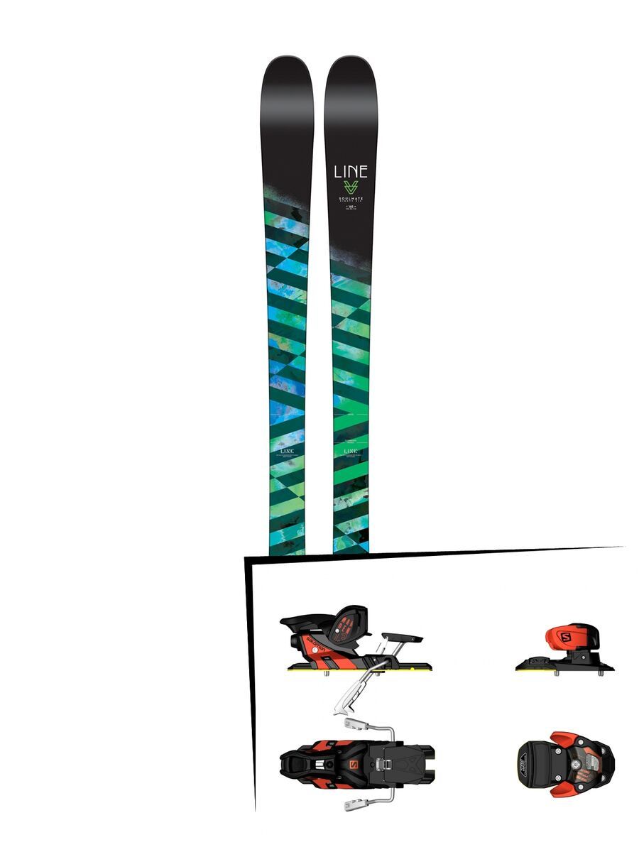 Line Set: Soulmate 86 2016 + Salomon Warden MNC 13 - Bild 1