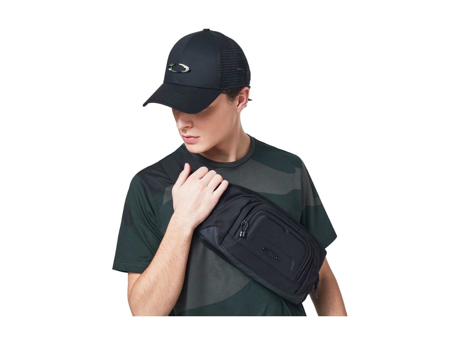 Oakley Trucker Ellipse Hat, blackout - Bild 2