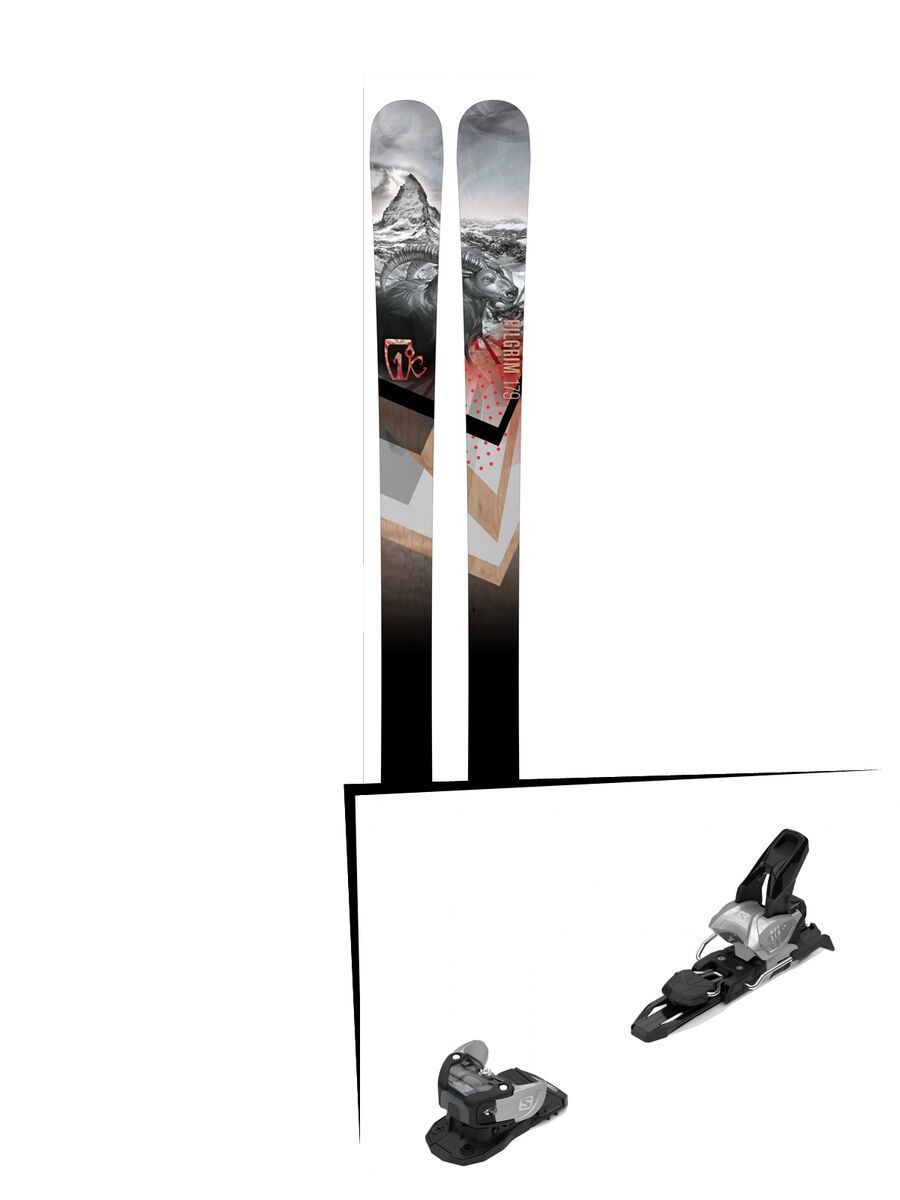 Set: Icelantic Pilgrim 2016 + Salomon Warden MNC 11 (2212337) - Bild 1