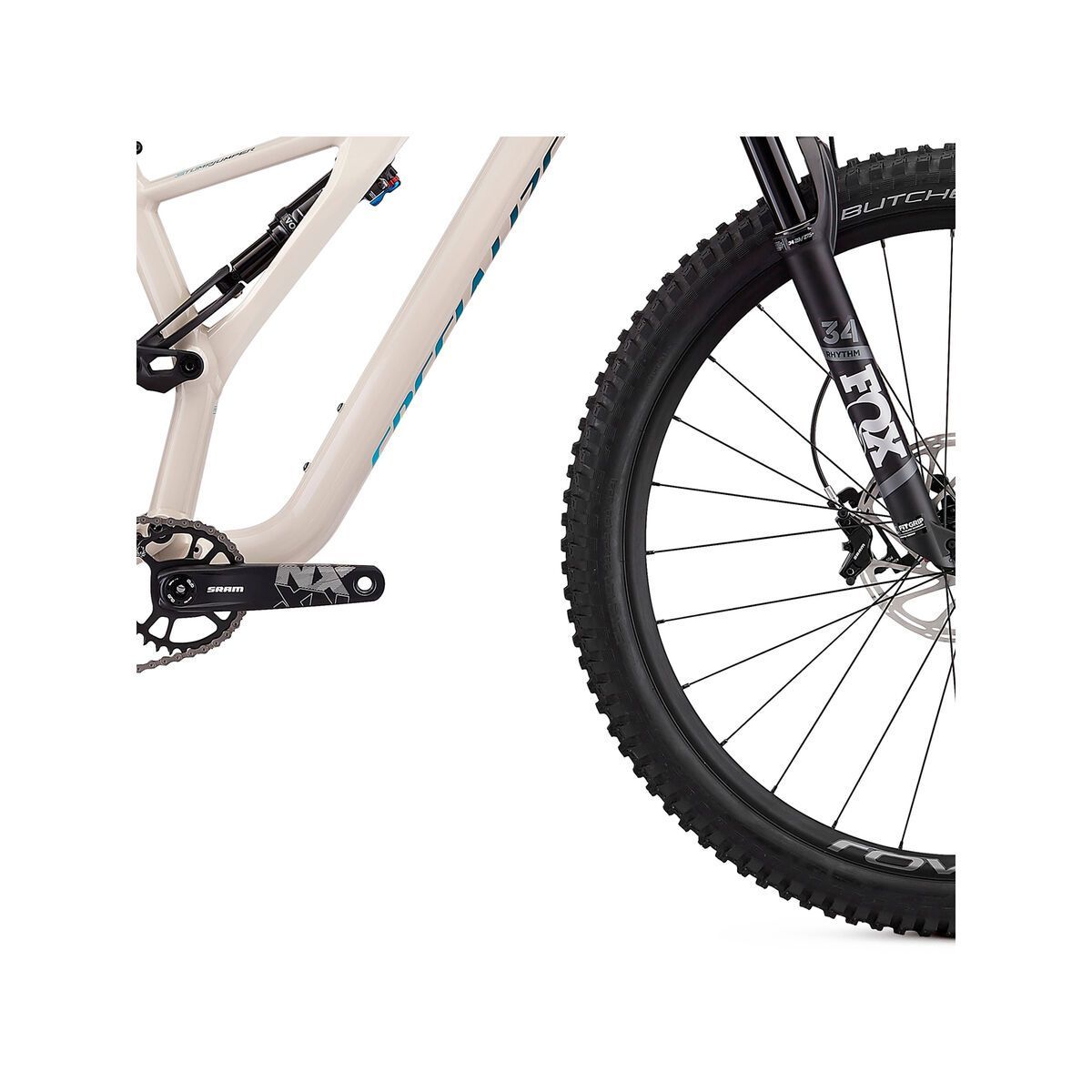 Specialized Women's Stumpjumper ST Comp Alloy 29, gloss satin white mountains / nice blue / tropical teal - Bild 5