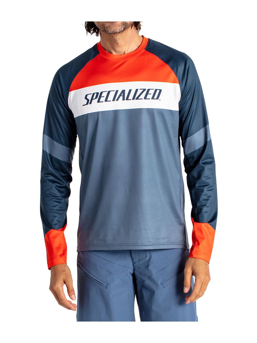 Specialized Demo Pro Longsleeve Jersey, storm grey/cast blue - Bild 1