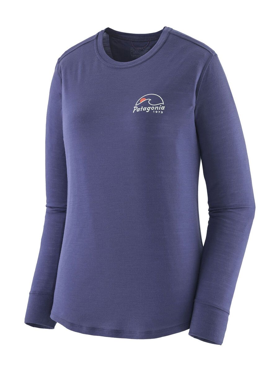 Patagonia Women's Long-Sleeved Capilene Cool Merino Graphic Shirt, solstice purple - Bild 1