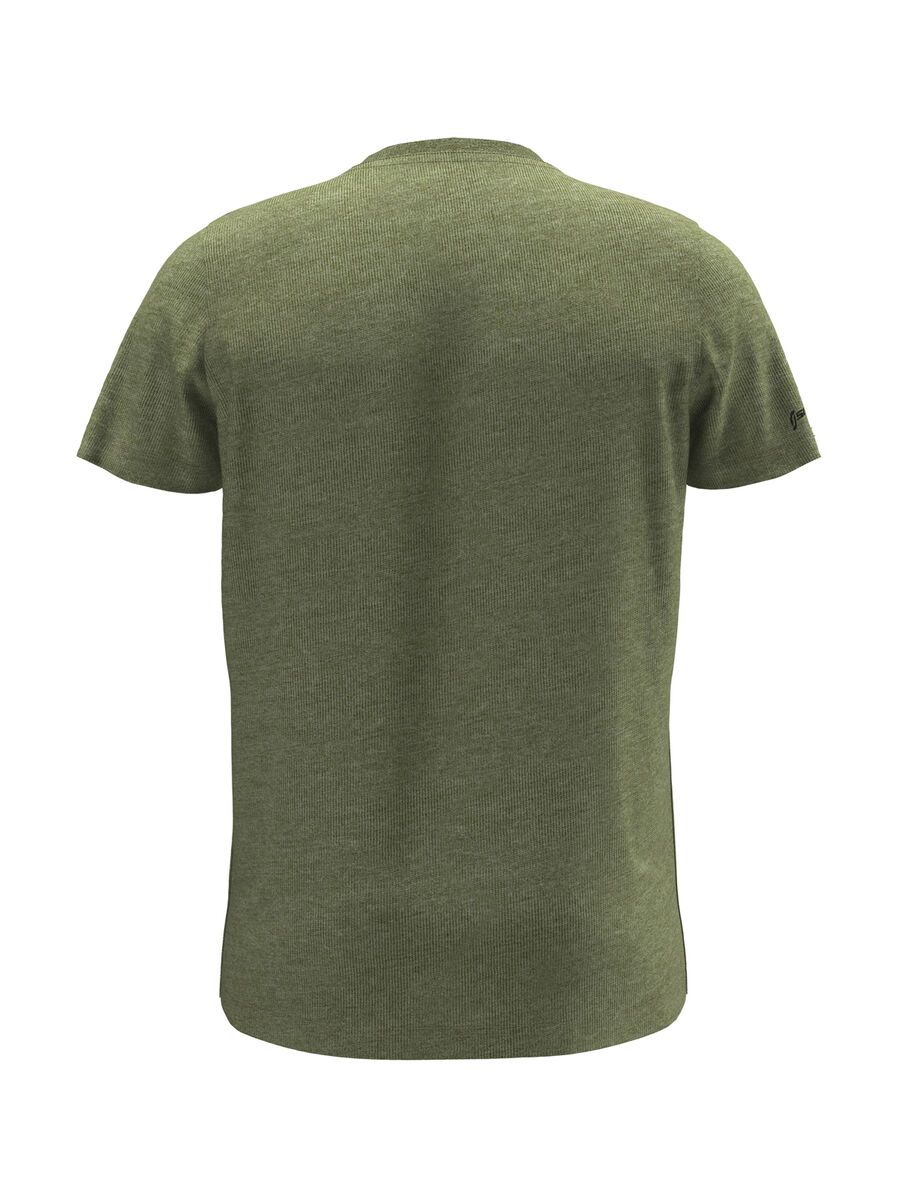 Scott 20 Casual Dye S/Sl Tee, green moss melange - Bild 2