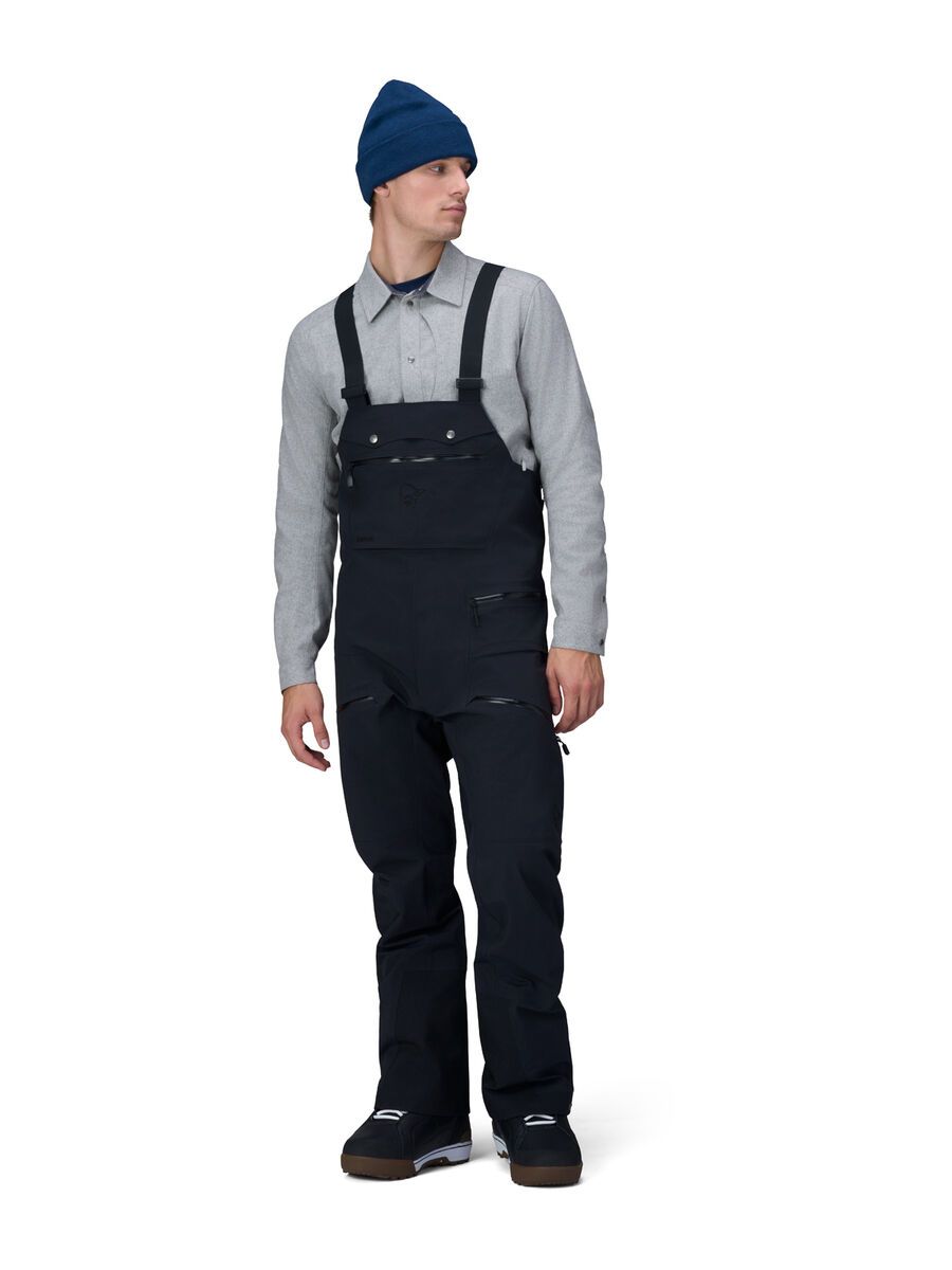 Norrona tamok Gore-Tex Performance Shell Bib M's, caviar black - Bild 3