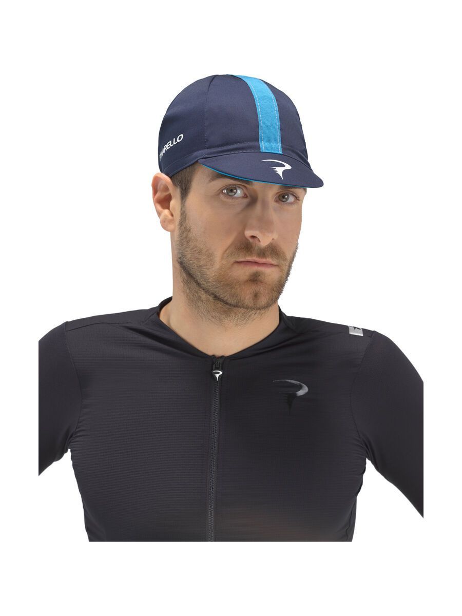 Pinarello Cycling Cap, navy/skyblue - Bild 3