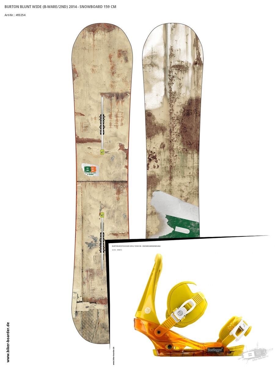 Set: Burton Blunt Wide  +  Bootlegger (493831S) - Bild 1