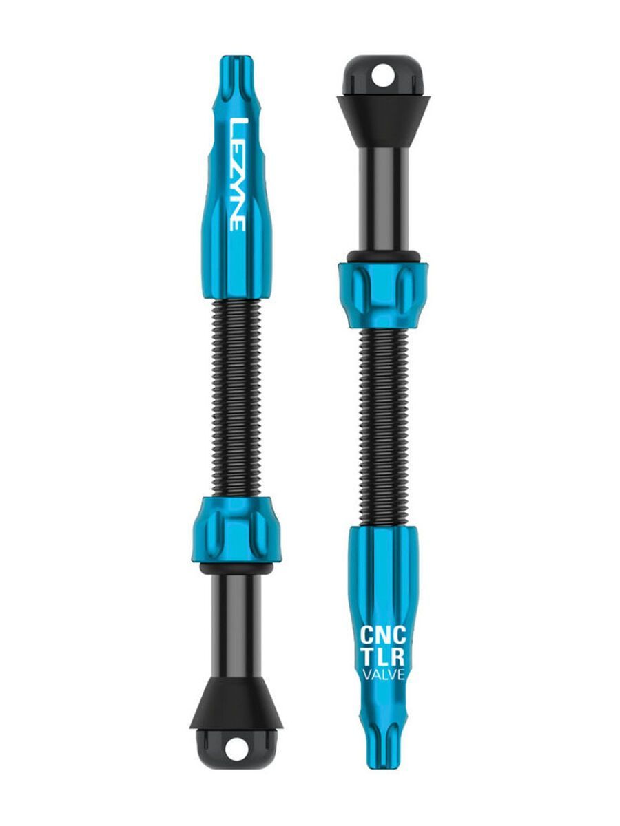 Lezyne CNC TLR Valve Pro - 60 mm, blue - Bild 1
