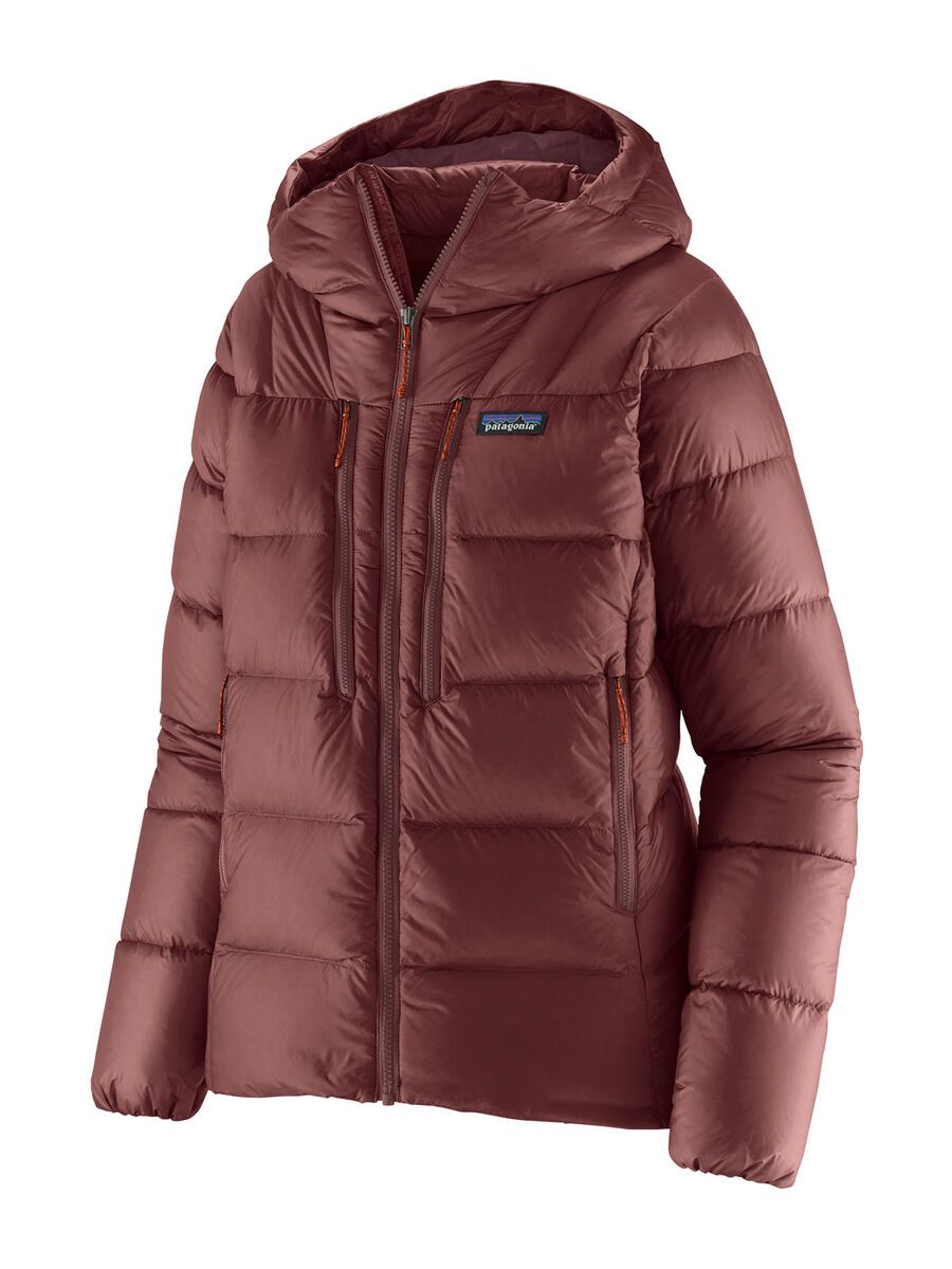 Patagonia Women's Fitz Roy Down Hoody, dark ruby w/sizzle red - Bild 1