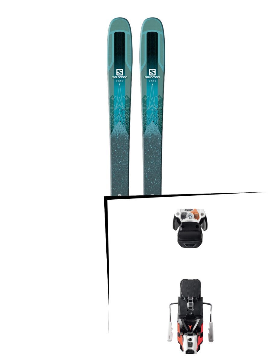 Set: Salomon QST Lumen 99 2018 + Atomic Warden MNC 13 white/black/orange - Bild 1