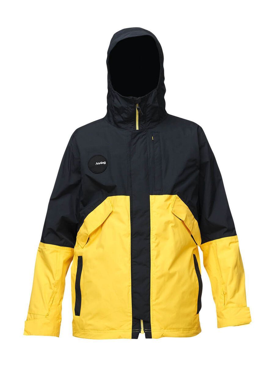 Analog Torrent Jacket, true black/corp yellow - Bild 1