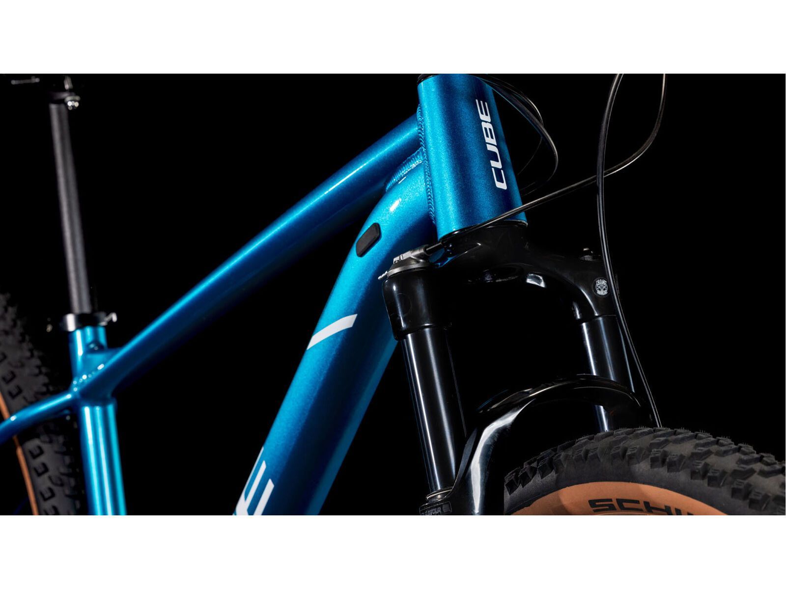 Cube Attention Pro 27.5, metallicteal´n´white - Bild 6