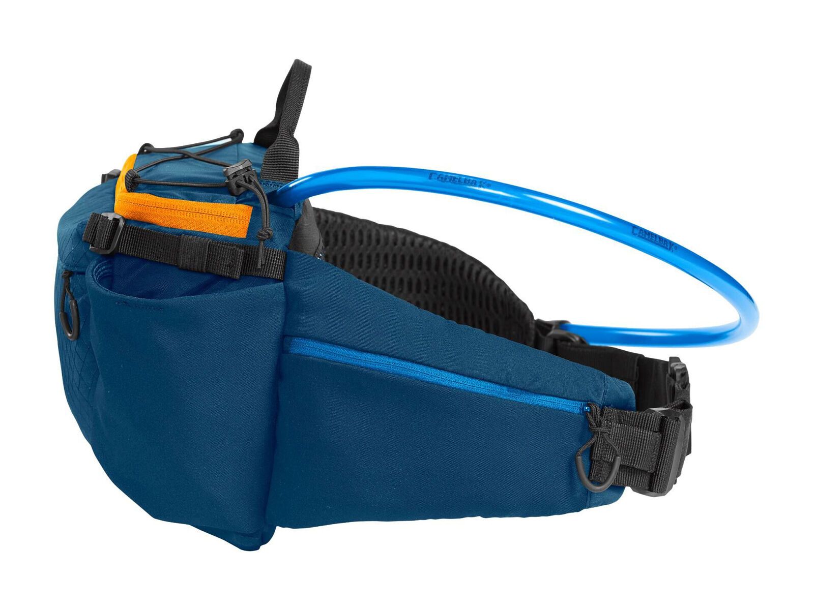 Camelbak M.U.L.E. 5 Waist Pack + 1,5-Liter-Trinkblase, gibraltar navy/orange - Bild 5