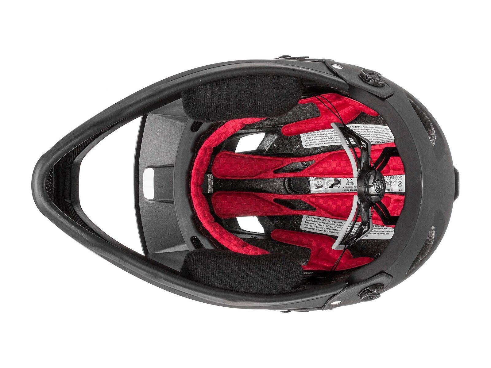 uvex jakkyl hde, black-dark slvr mt - Bild 5