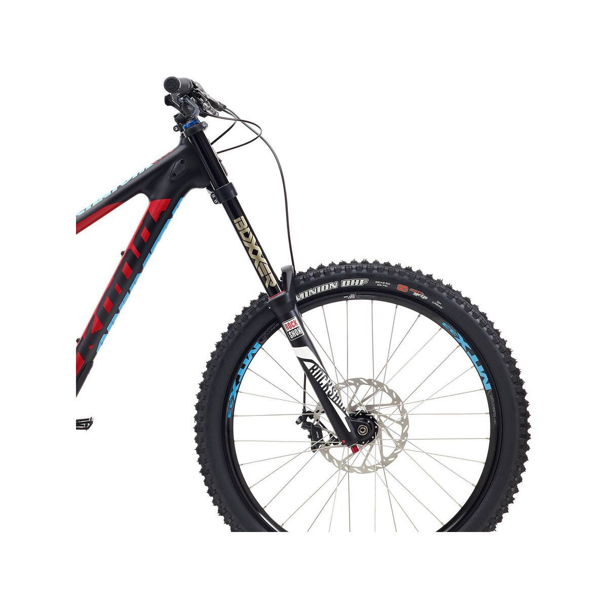 Kona Operator, Matt UD Carbon & Black w/Gloss Red & Cyan - Bild 5