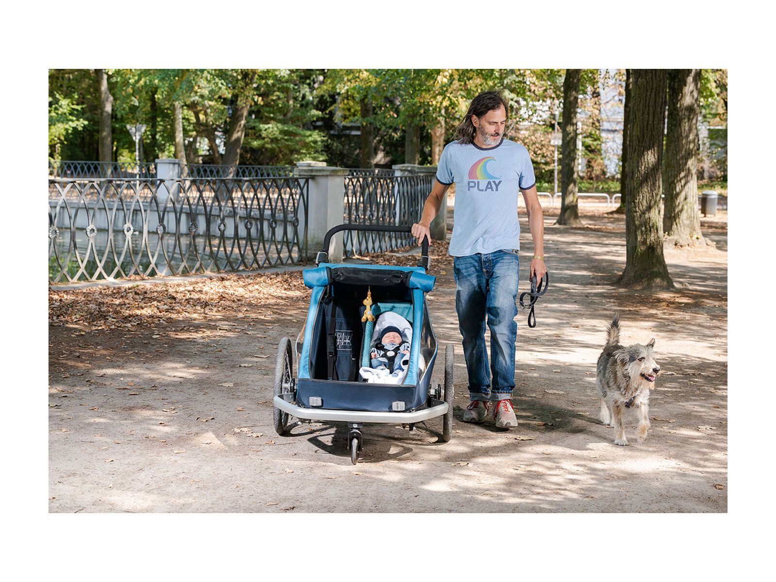 Croozer Kid Plus for 2, ocean blue - Bild 6