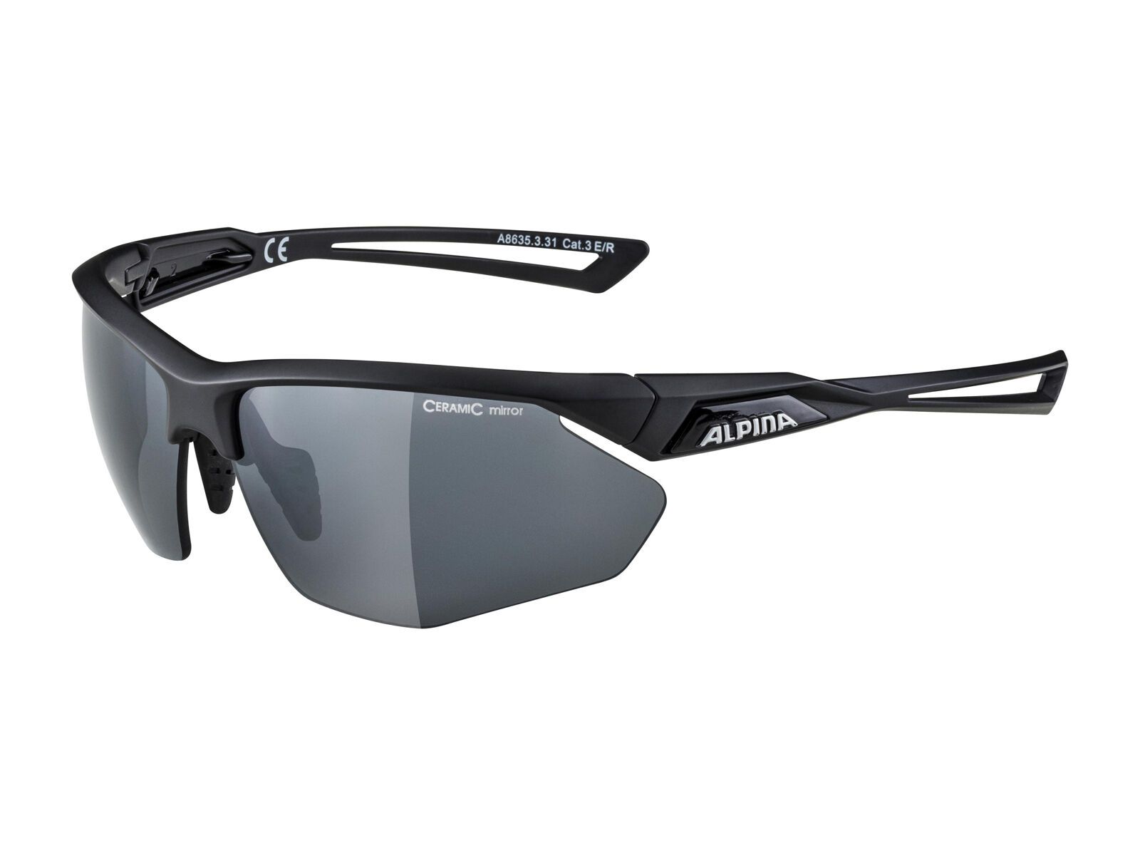 Alpina Nylos HR, Black Mirror / black matt - Bild 1