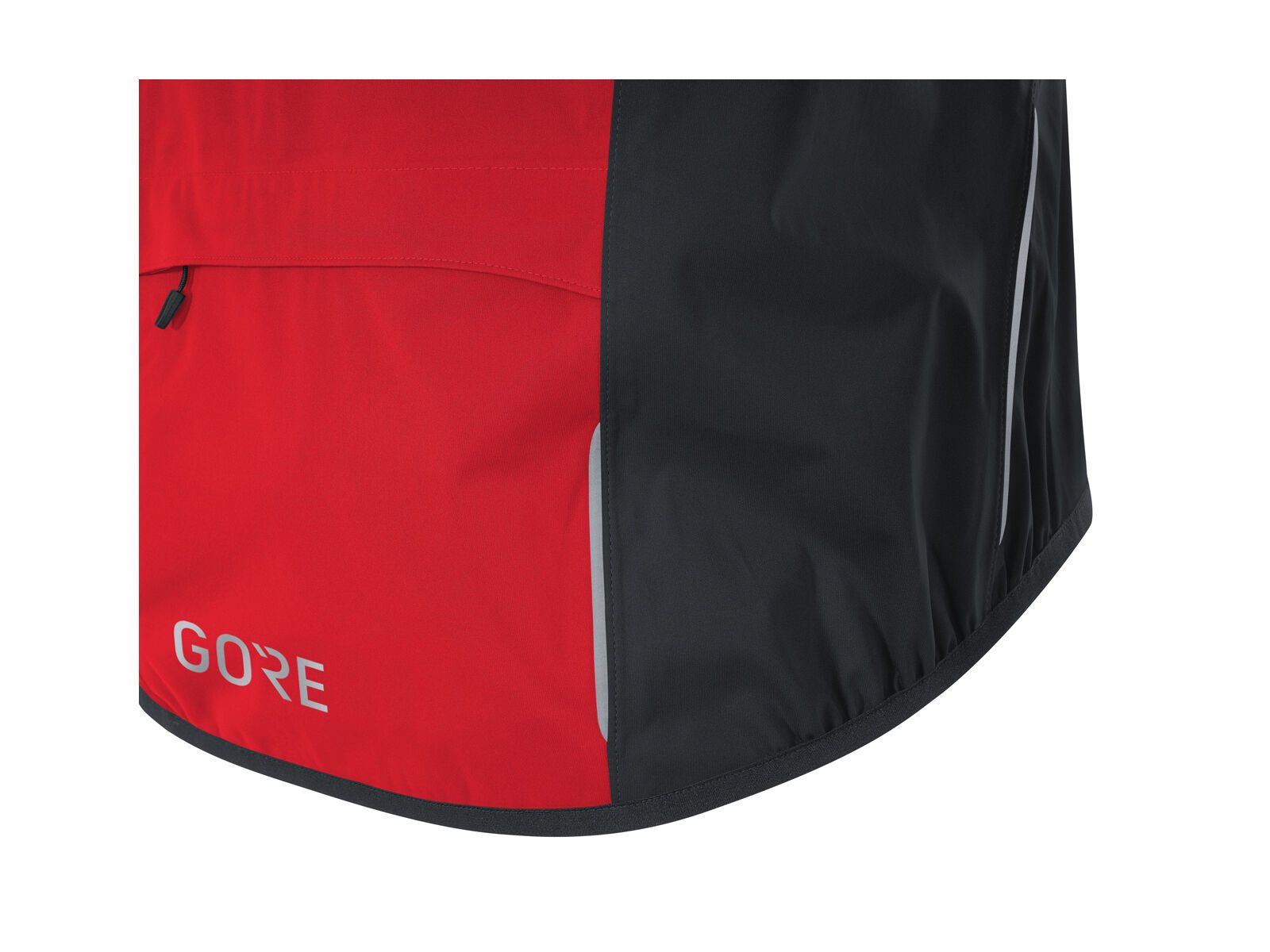 GOREWEAR C5 Gore-Tex Active Jacke, black/red - Bild 5