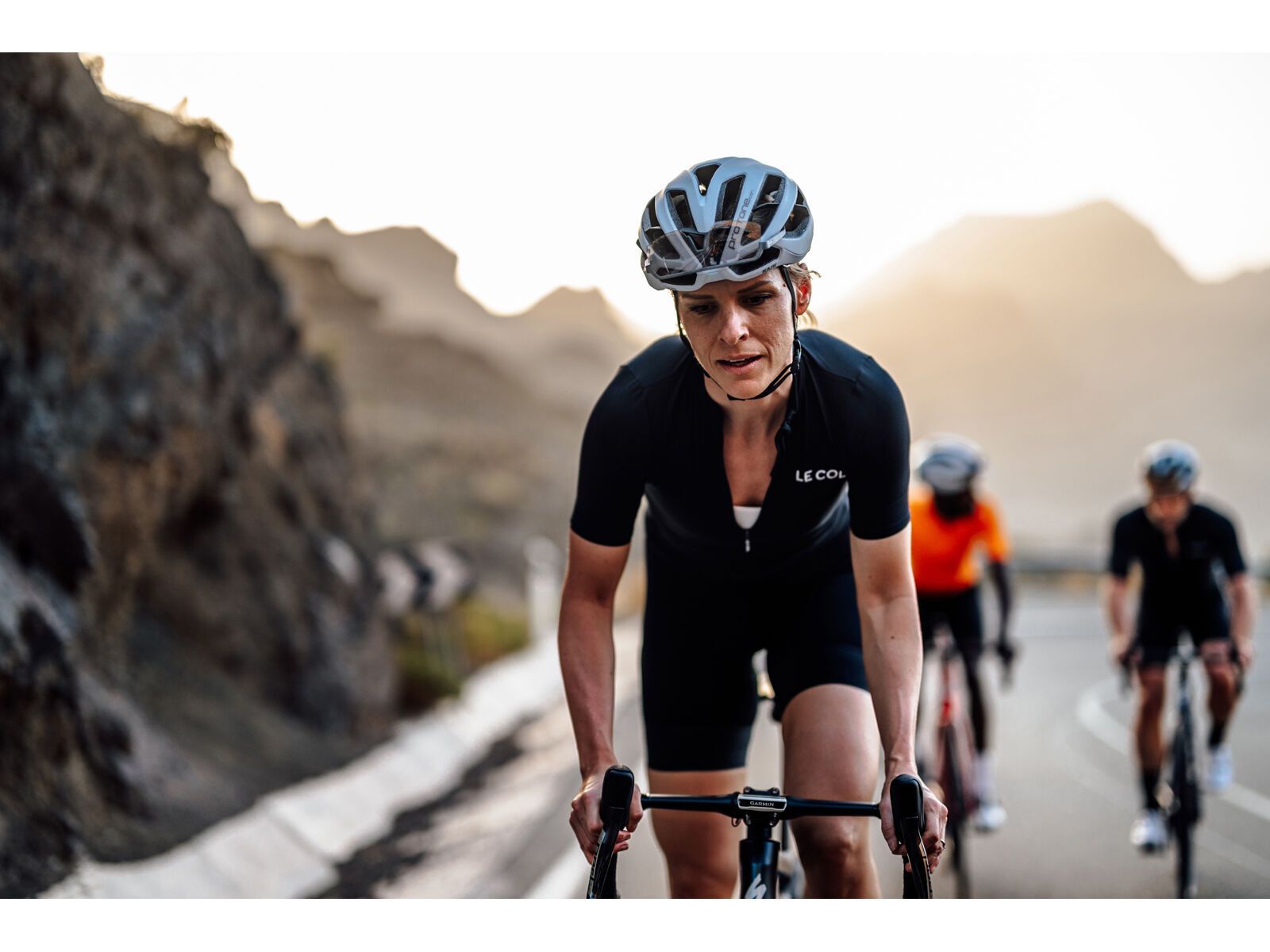 Le Col Womens Hors Categorie Bib Shorts II, black/white - Bild 11