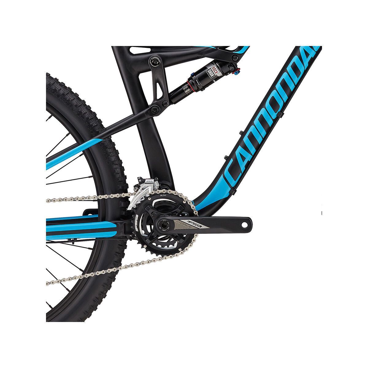 Cannondale Habit 4, jet black w/ ultra blue, matte - BBQ - Bild 3