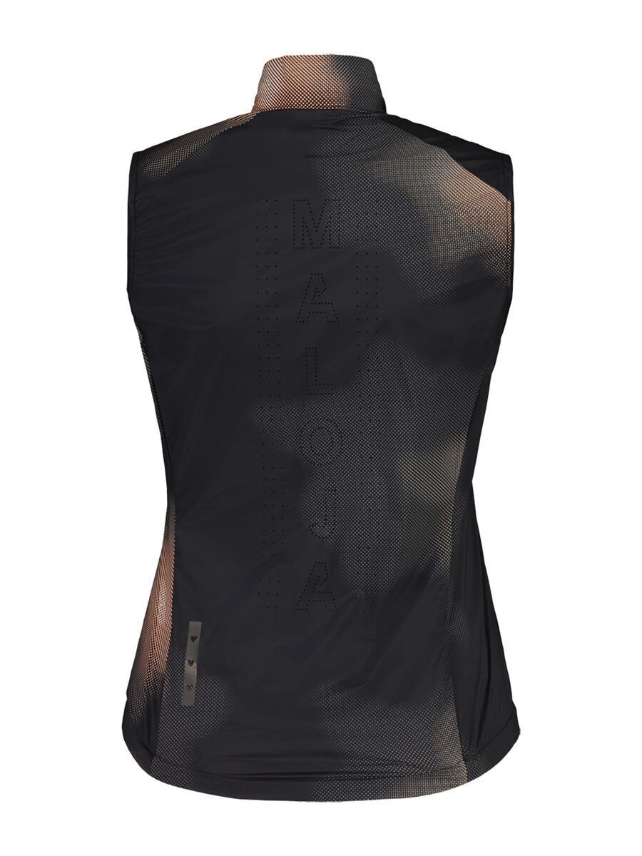 Maloja MalkaM. Vest Printed, deep black bloom - Bild 2