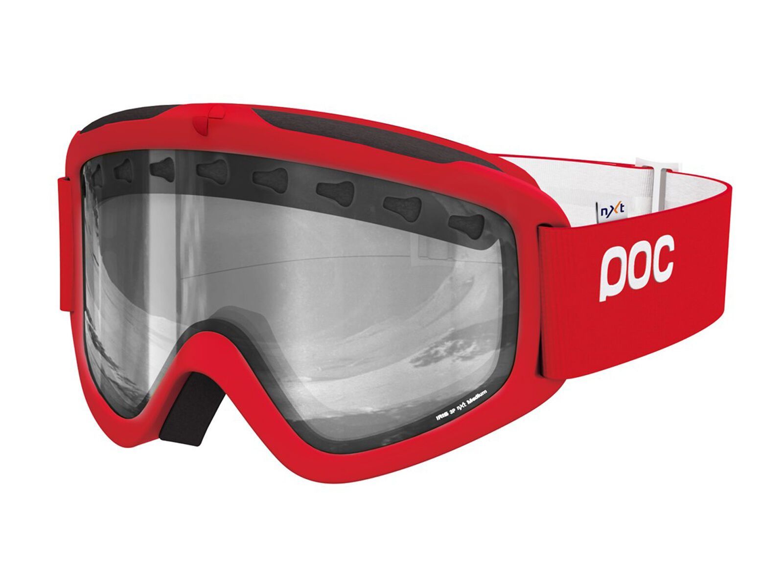 POC Iris 3P, bohrium red/Lens: red mirror - Bild 1