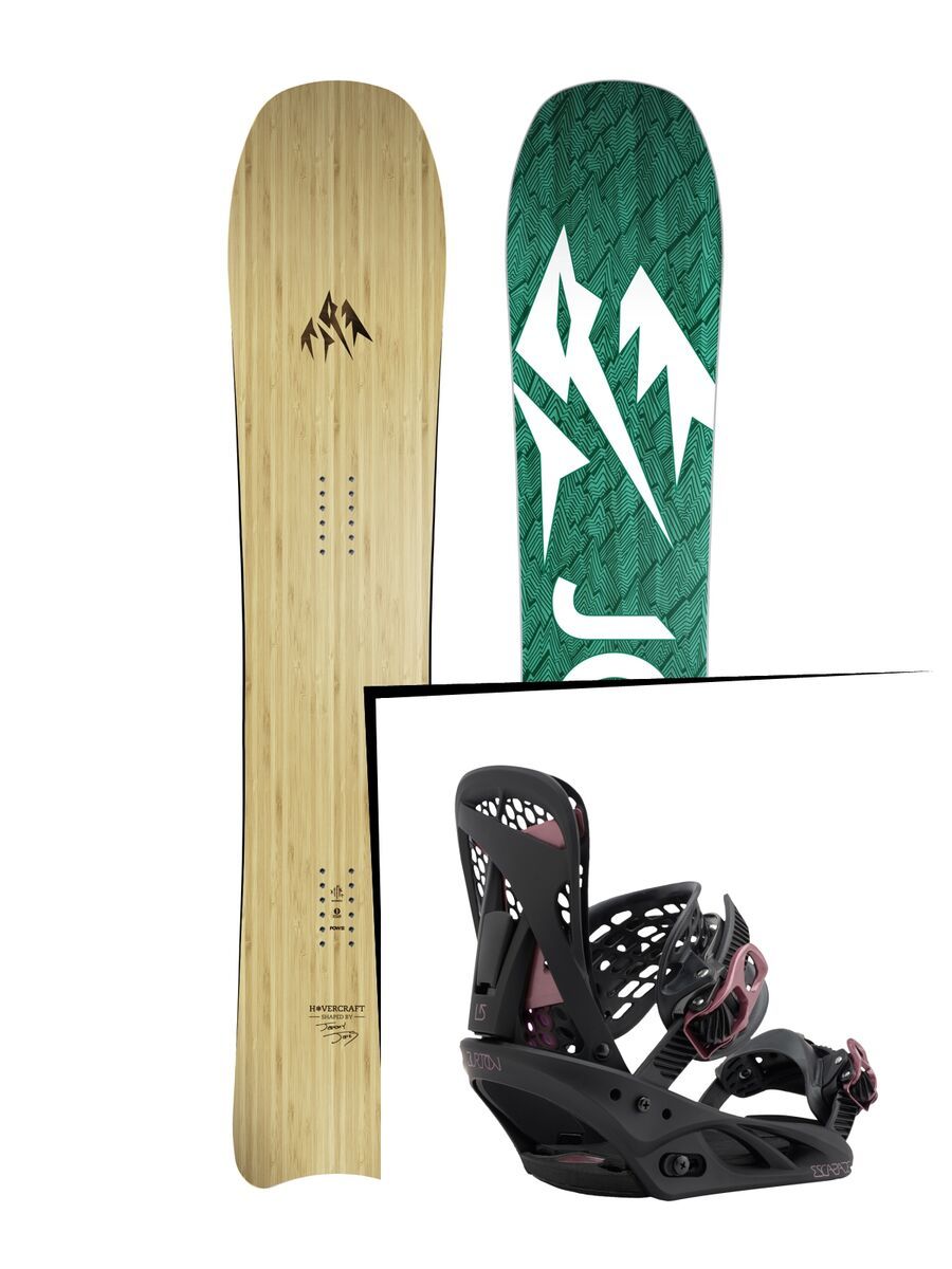 Set: Jones Women's Hovercraft 2017 + Burton Escapade (1712754S) - Bild 1