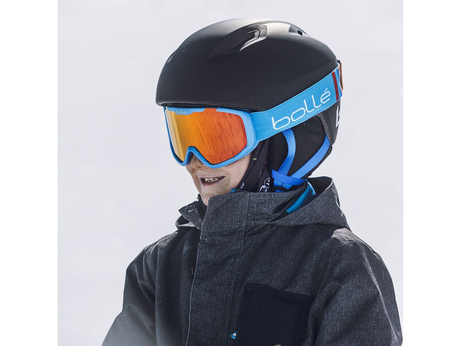 Bollé Rocket Plus, Sunrise / race blue matte - Bild 3